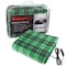 Fleming Supply Heated Car Blanket, 12V Electric Fleece Travel Throw for Cars, Trucks (Green/Black) 914405MHG - alternate 1